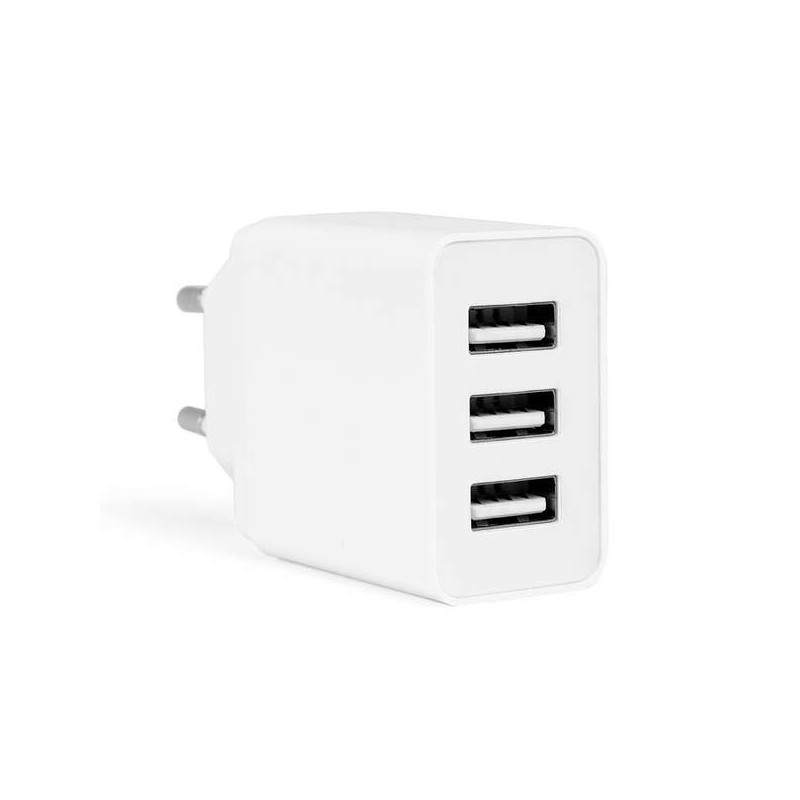 Tomada Multipla USB - Carregue até 3 dispositivos em simultâneo